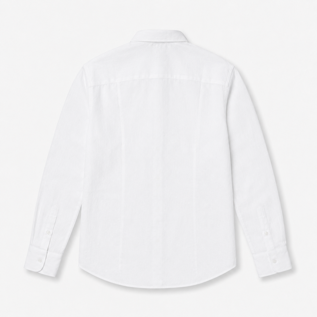 White Turkish Linen Shirt