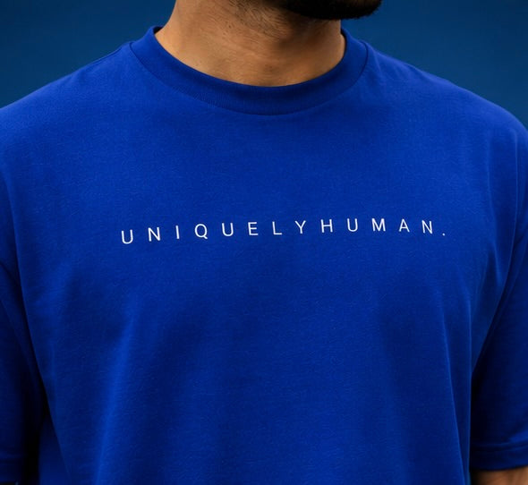 "Sakura" Royal Blue oversized-Tshirt