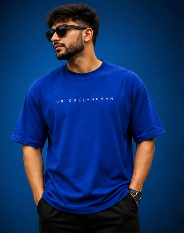 "Sakura" Royal Blue oversized-Tshirt