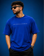 "Sakura" Royal Blue oversized-Tshirt