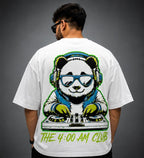 "Djzuka" White Oversized T-Shirt