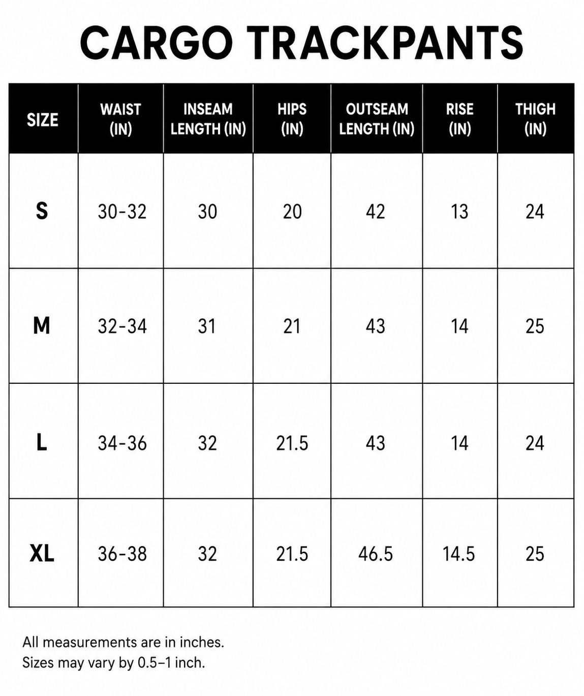 SIZE GUIDE