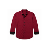 Satin Silk Wine Shirt