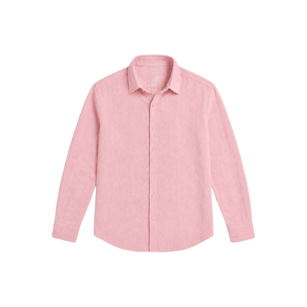 Pink Turkish Linen shirt Main image