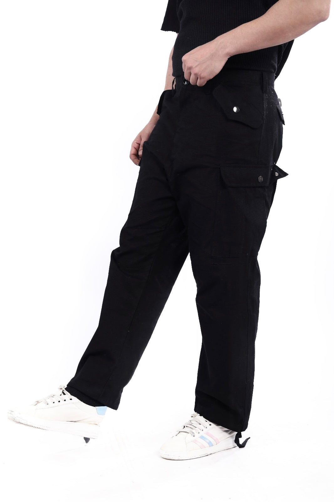 Black Cargo Pants Main image