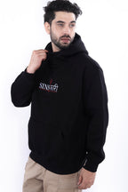 Black Solid Sinskari Crew Hoodie